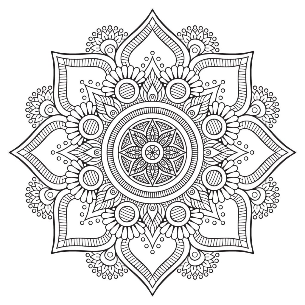 Mandalas para colorear y relajarse