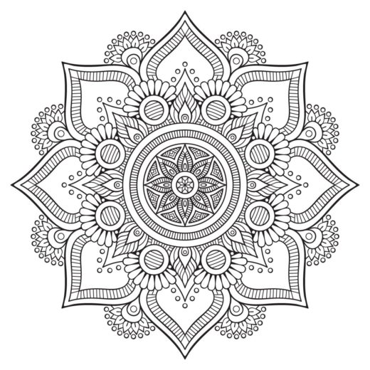 Mandalas para colorear y relajarse