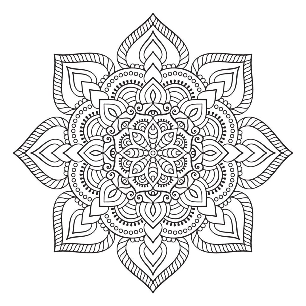 Mandalas para colorear y relajarse