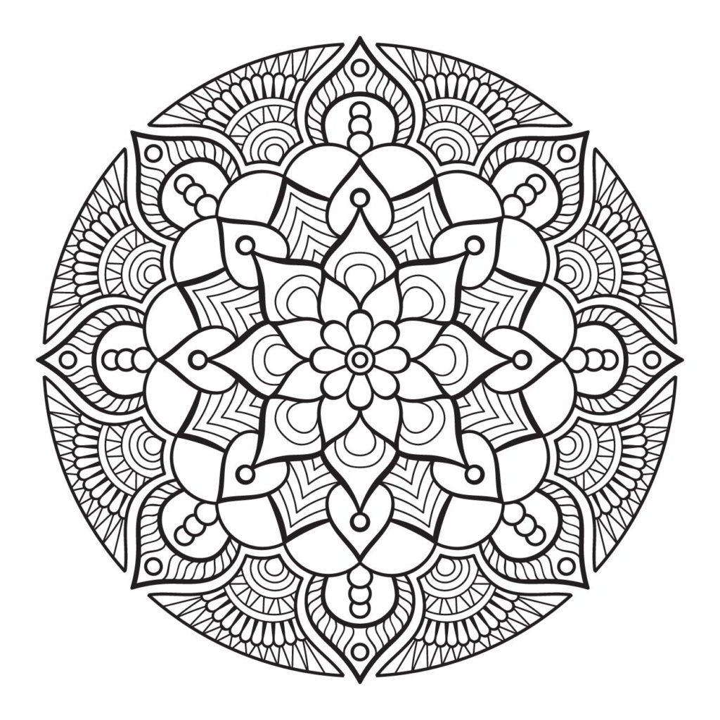 Mandalas para colorear y relajarse