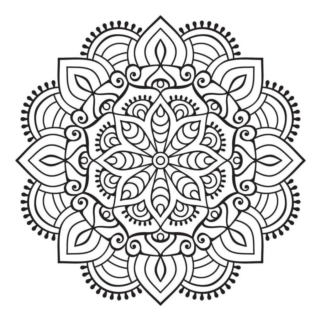 Mandalas para colorear y relajarse