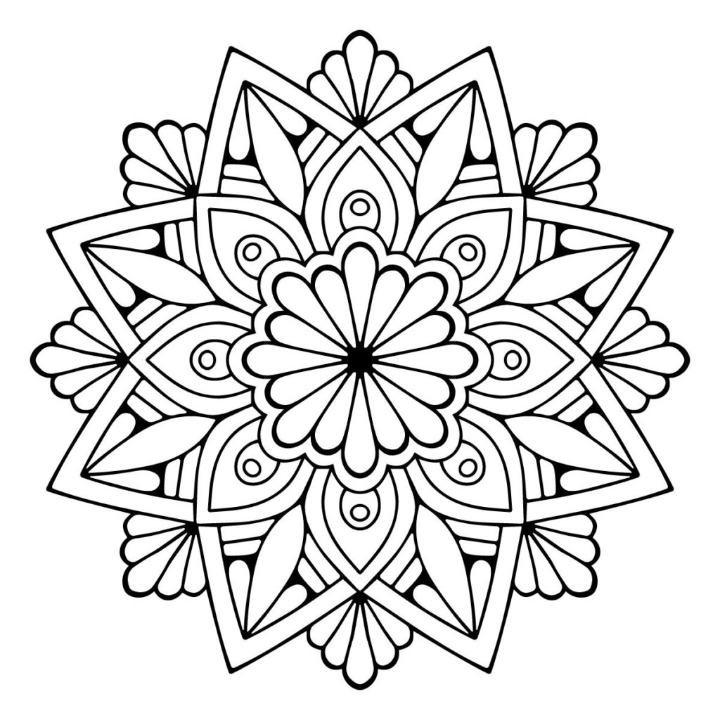 Mandalas para colorear y relajarse
